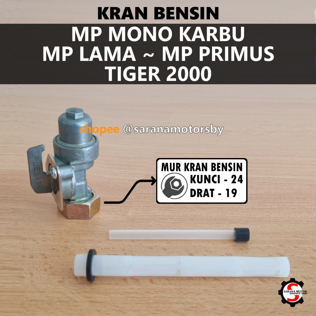 Kran Bensin Minyak Honda Megapro Mega Pro Tiger Lama Hiu New Primus Monoshock Monoshok Berkwalitas