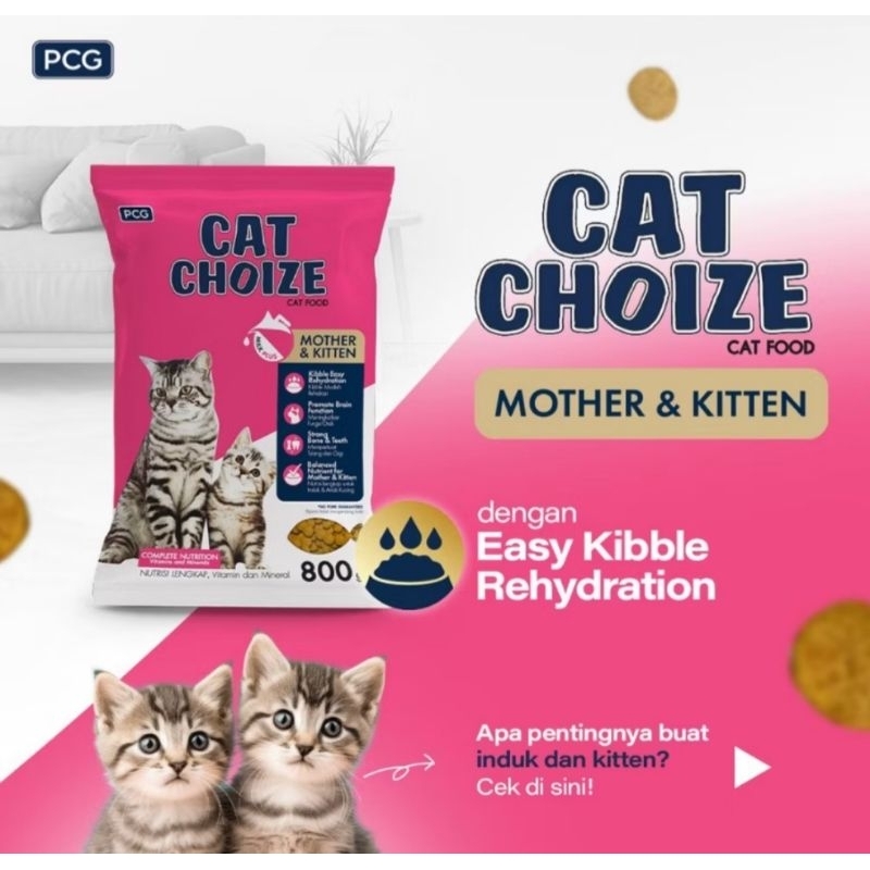 Cat Choize Mother Kitten Mother Baby Makanan Kucing Hamil Makanan Induk Kucing Bayi Kucing Cat Choiz
