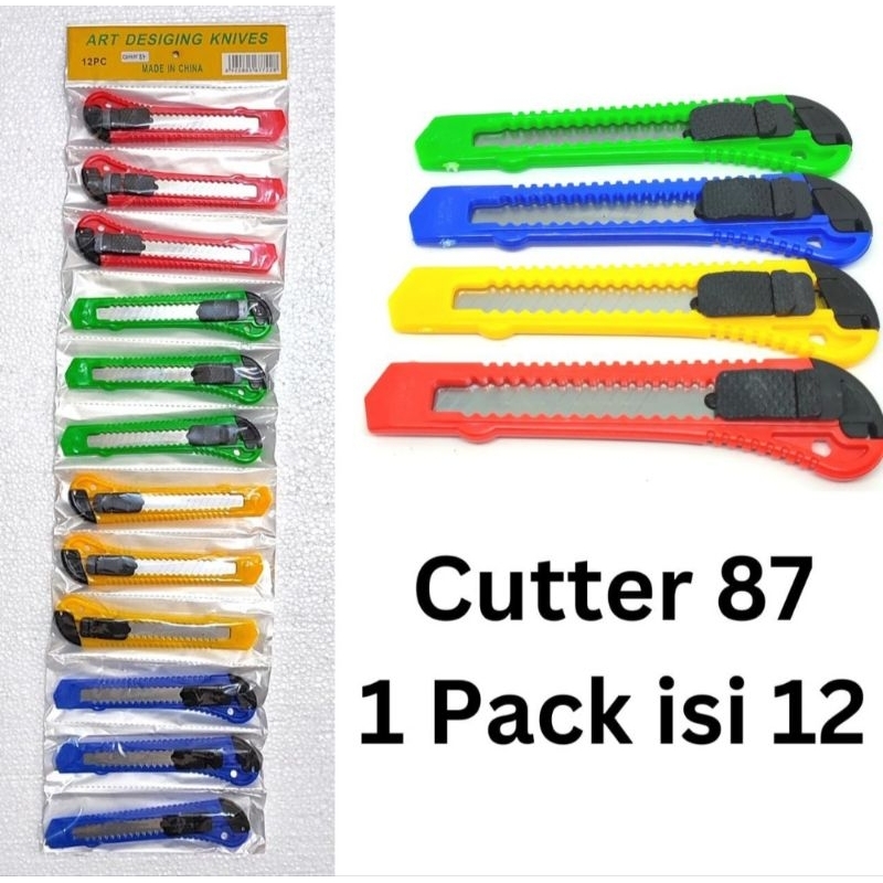 

Art Desiging Knives Cutter kutter kuter kater 1lusin (12pcs)