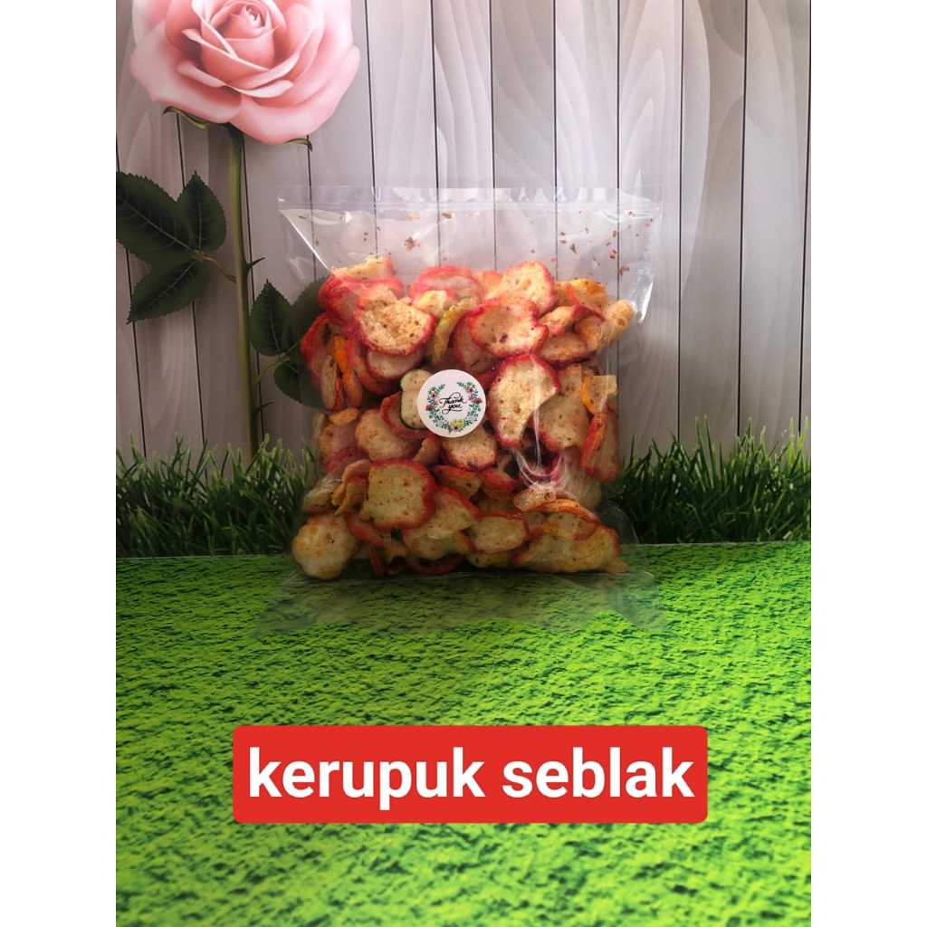 

Snack krupuk seblak harga 5k 80gram