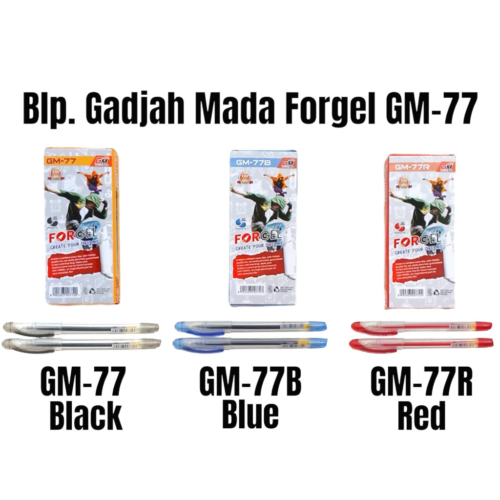 

Pulpen Gel GM Forgel GM-77 (12pc)