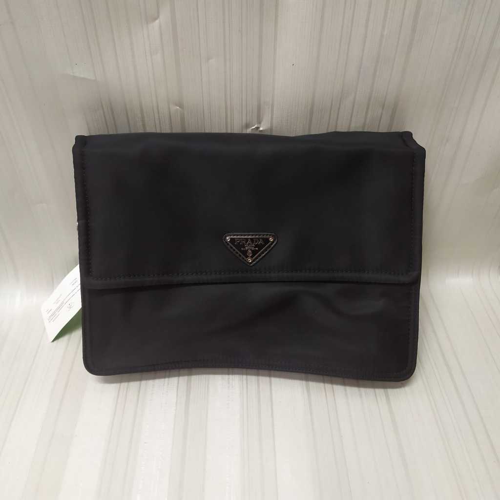 Tas Prd Re Nylon Large Padded Shoulder Messenger Bag Hitam Original Medium Selempang Pria Wanita Uni