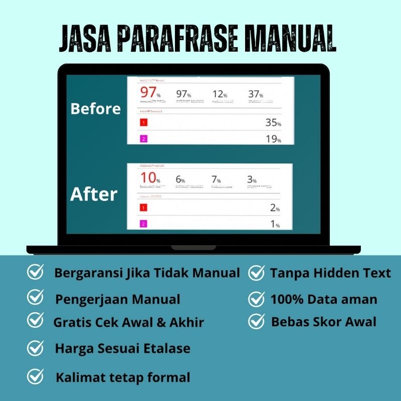 JASA PARAFRASE MANUAL EXPRESS BERGARANSI | BAHASA INDONESIA INGGRIS