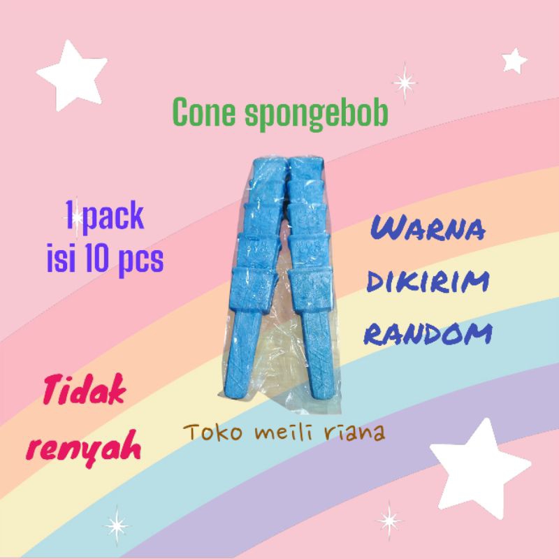 

kon spongebob cone karakter contong eskrim eskrim