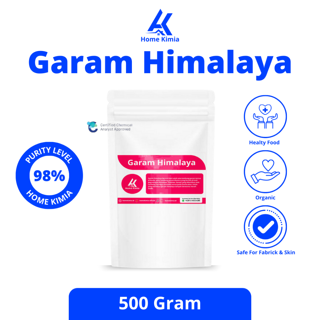 

Home Kimia Garam Himalaya Halus Himalaya Salt Pink / Himalaya Salt Organic Original Murni 500 Gram