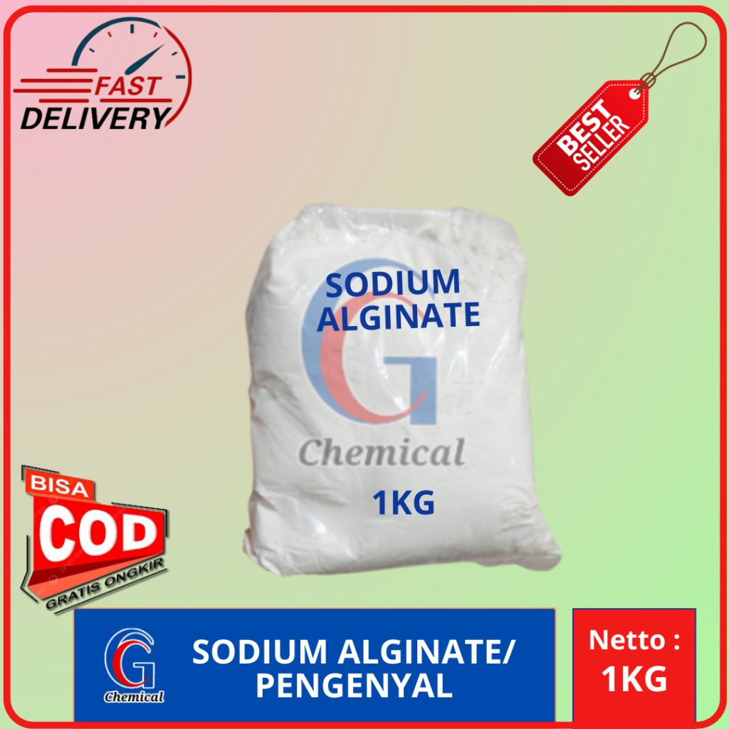 

SODIUM ALGINATE/ PENGENYAL/ REPACK 1KG