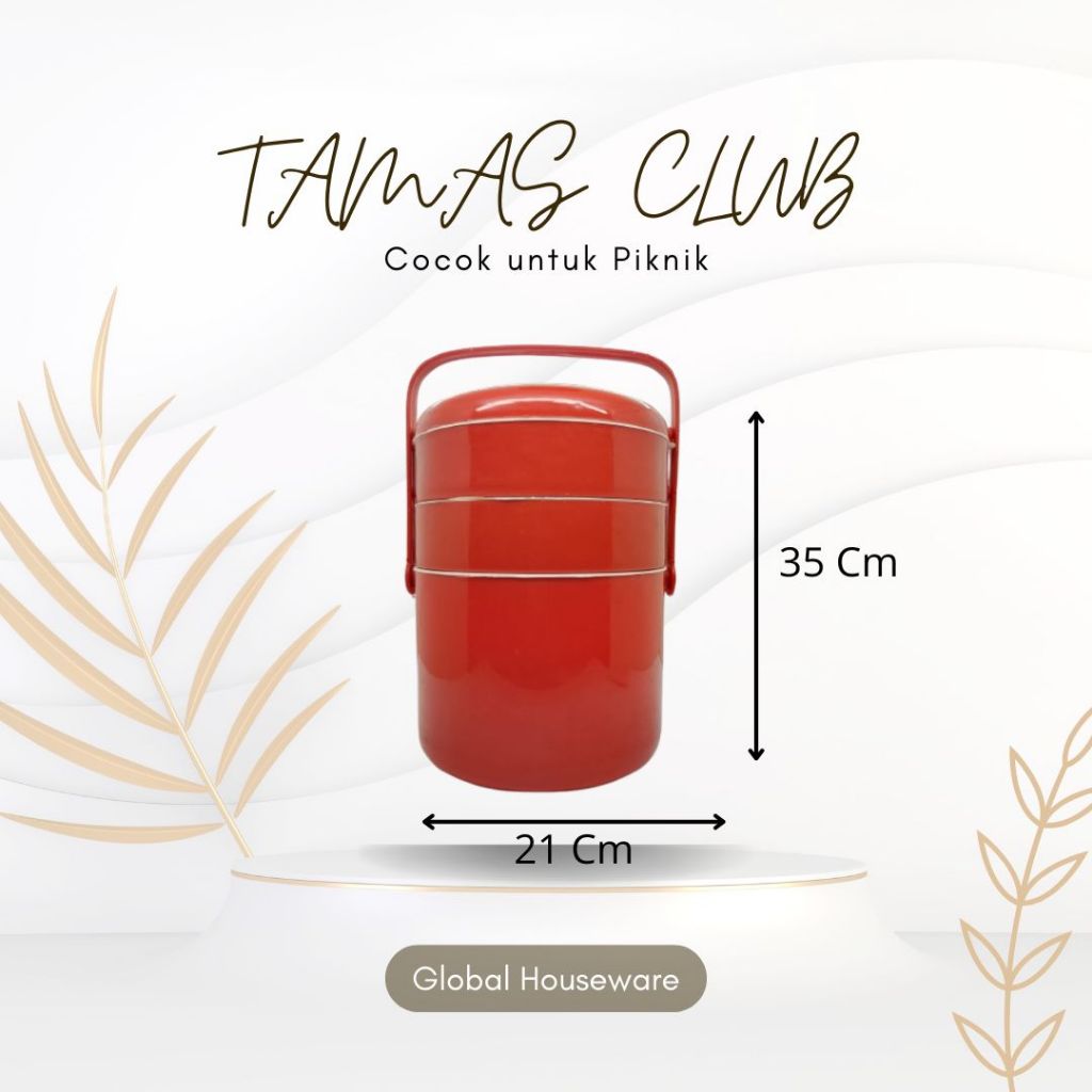 Tamas Jumbo / Rantang Piknik / Rantang Makanan/ Rantang Susun /Rantang Piknik Jumbo