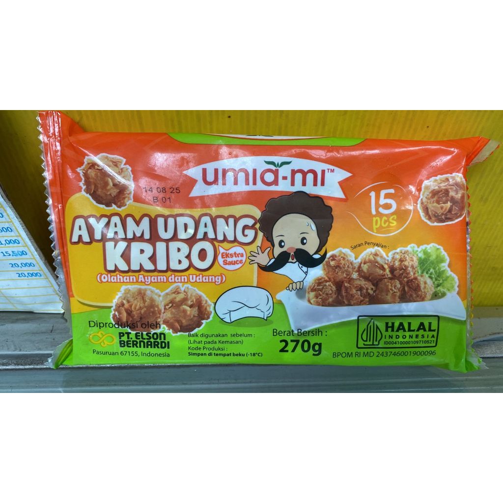 

UMIAMI AYAM UDANG KRIBO 270GR