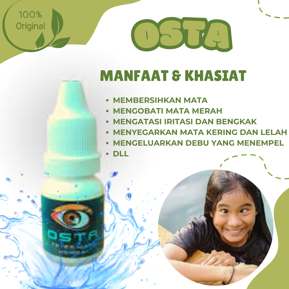 OSTA Obat Tetes Mata Juking Deleng Tileng, Mata Tidak Sejajar, Mata Beda Sebelah, Kelopak Mata Kendu