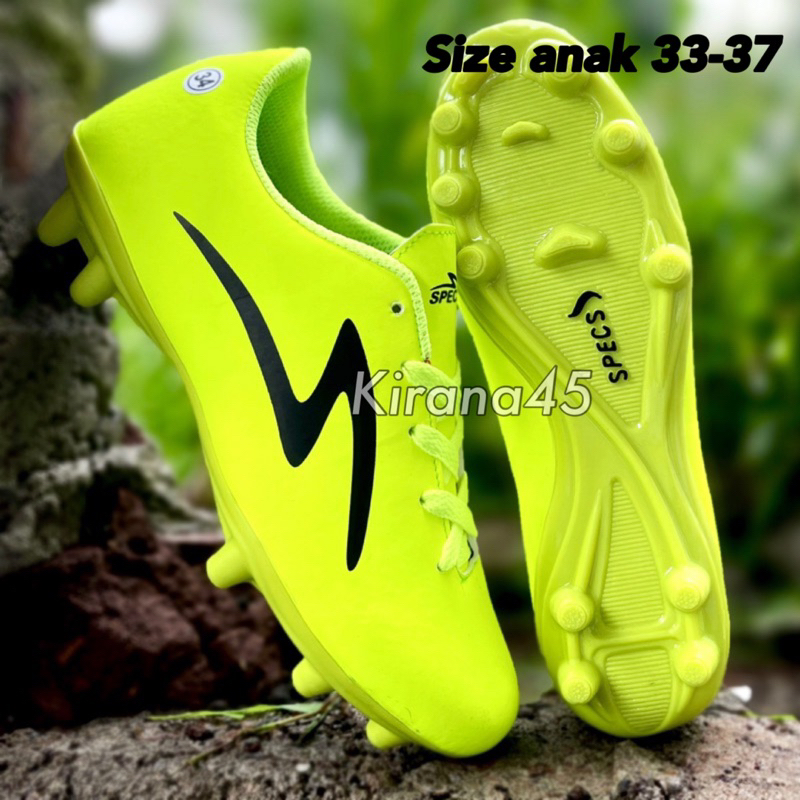 Sepatu Bola Spec Anak Ukuran Kecil Size 33-37 sepatu Bola Junior sepatu sepakbola anak anak