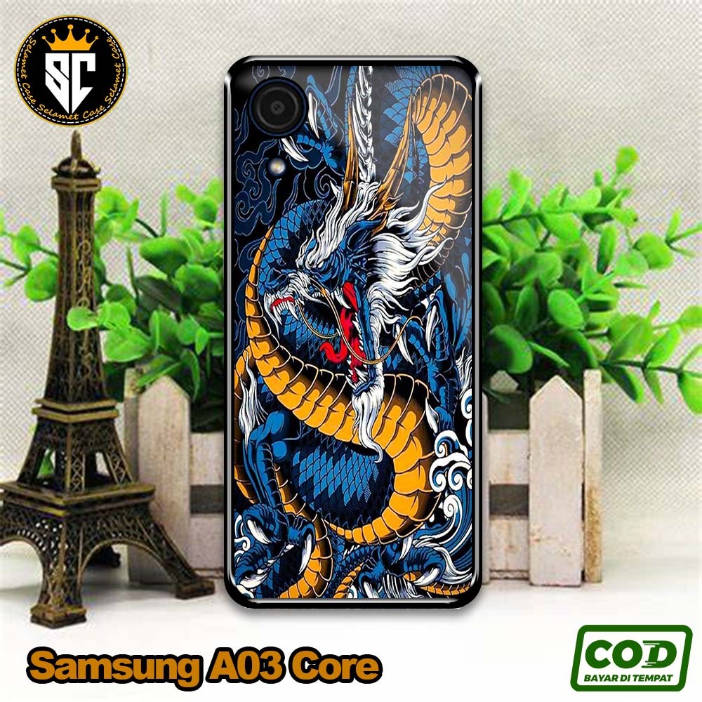 Case SAMSUNG A03 CORE  Selamet Case [naga] Case Glossy Case Aesthetic Custom Case Anime Pelindung hp