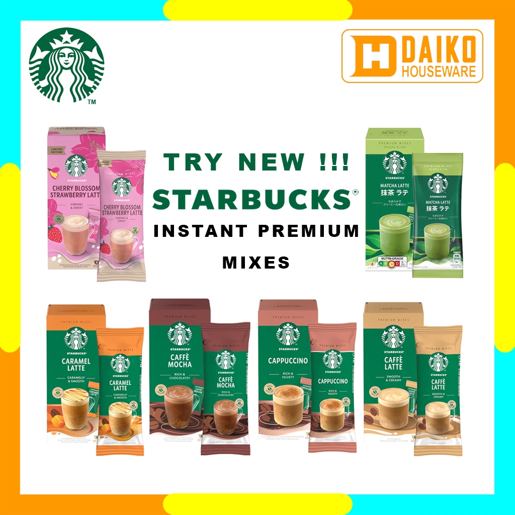 

Starbucks Instant Coffee Premium Mix - Kopi Stick Sachet Instan