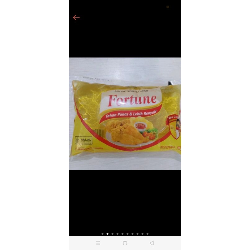 

minyak Fortune bantal 1lt