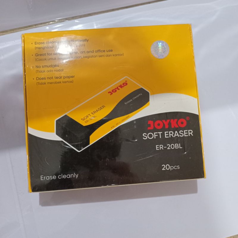 

Penghapus hitam JOYKO ER-20BL [20pcs] perpak