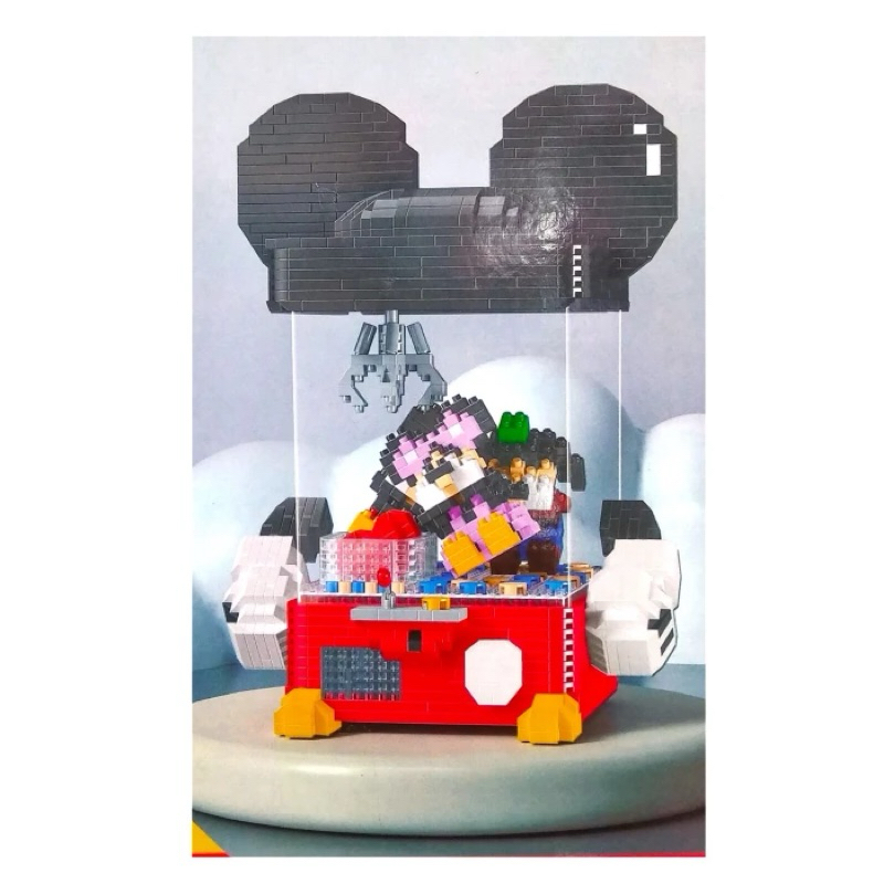MAINAN LEGO BLOCK MINIATUR MESIN CAPIT BONEKA LUCU KEREN BLOK SUSUN BALOK COCOK UNTUK KADO HADIAH MA