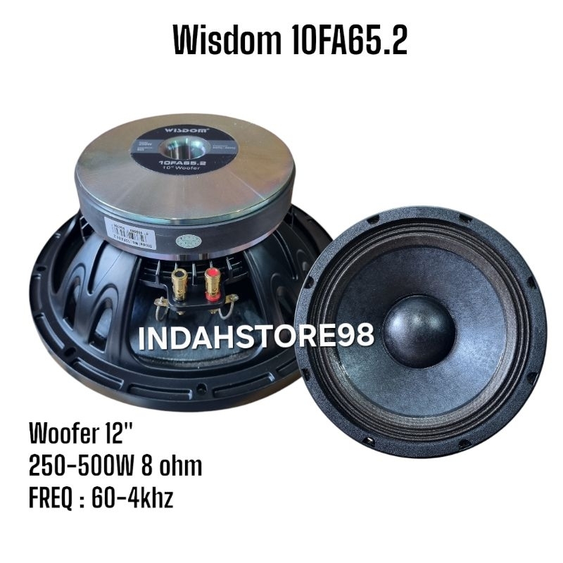 Speaker 10 inch Wisdom 10FA65.2 Midel Original Speaker Wisdom 10 inch Mid 10 FA65.2