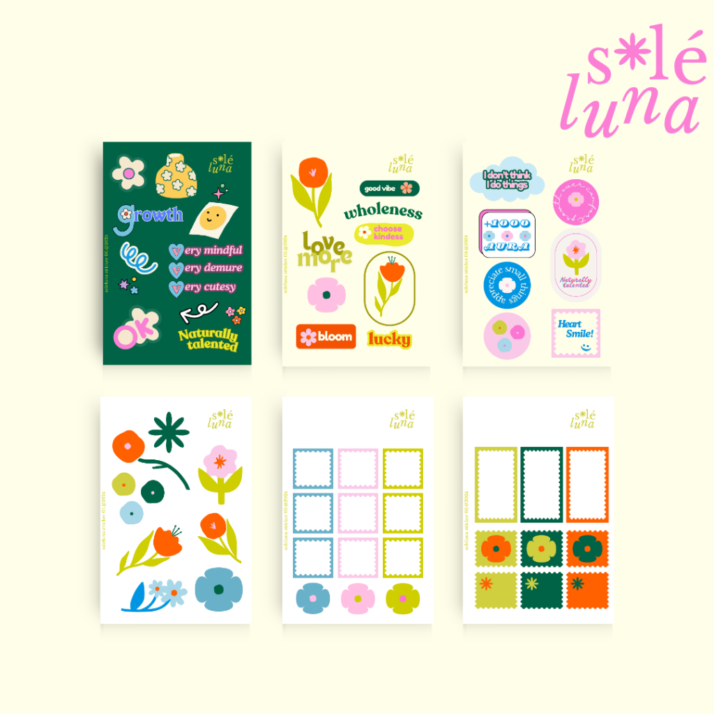 

[SOLELUNA] Sol e Luna Sticker Pack