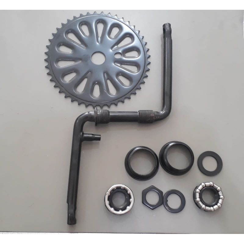 Gir tengah BMX 20inc ( onthel, piringan 44T, com tengah lengkap)9