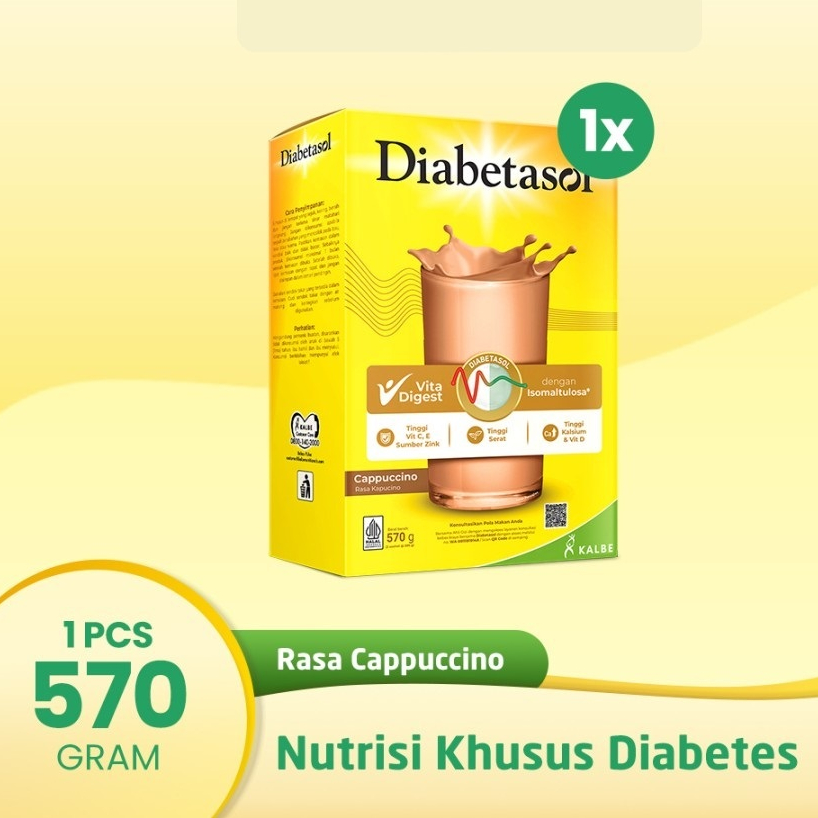 

Diabetasol Cappucino 570 Gr Box 570Gr
