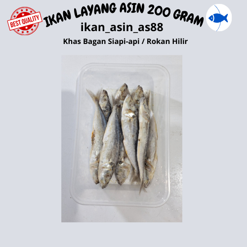 

IKAN LAYANG ASIN/LAYANG ASIN 200 GRAM