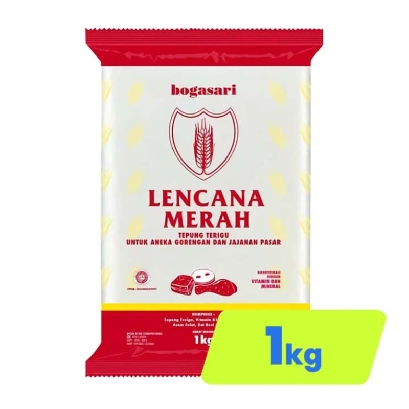 

Bogasari Lencana Merah Teh Tinggi 1kg