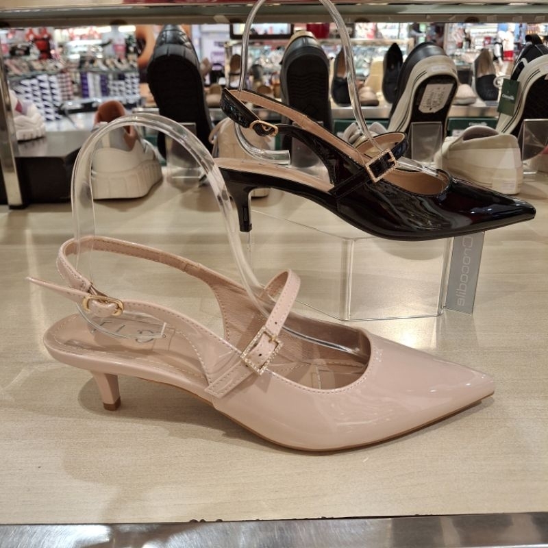 FLD new sandal tali selop heels 5cm wanita ringan empuk & ori size 36-40