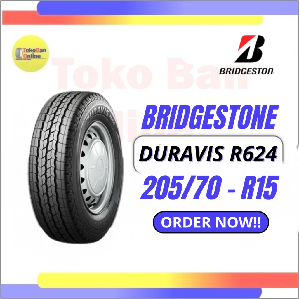 Ban BRIDGESTONE 205/70 R15 8PR DURAVIS R624