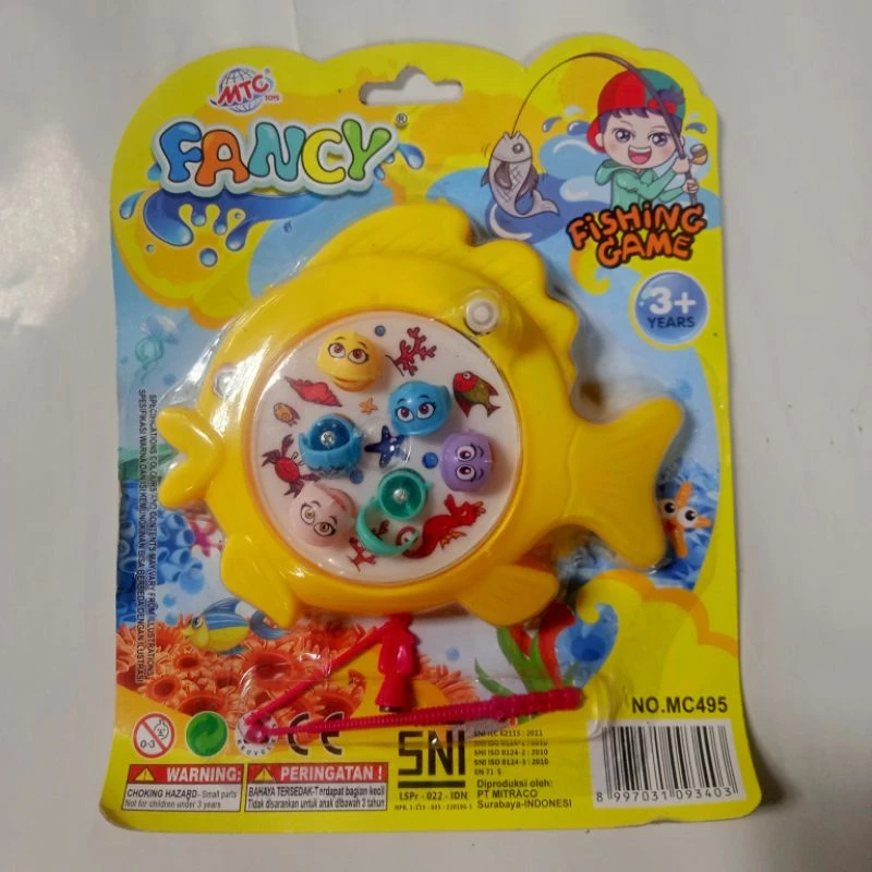 Mainan Anak Set Fishing Game / Pancing Magnet putar / mainan mancing ikan / mainan edukasi anak