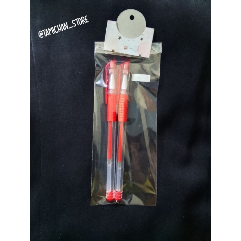 

[ TAMI-CHAN ] BOLPOINT GEL "MERAH" ISI 2