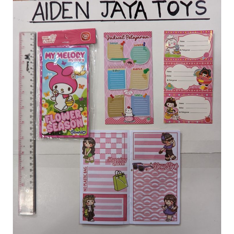 

25 pcs my diary