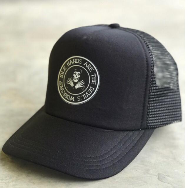 Topi misfits | Trucker | Topi Band |Topi Distro |Topi Premium  | Topi Terbaru