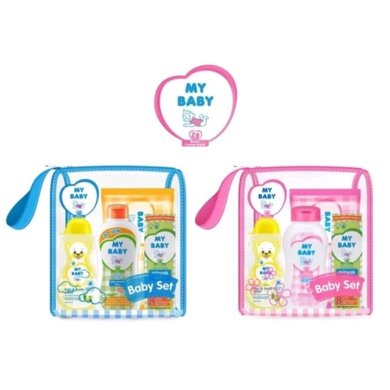 MY BABY MINI SET TRAVELLING (Bisa Untuk NewBorn) My Baby Set Perlengkapan Bayi 4 in 1 Gift Set Trave