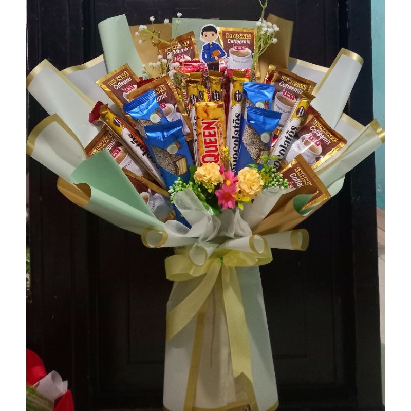 

Bouket Coffe dan Snack Jumbo Murah