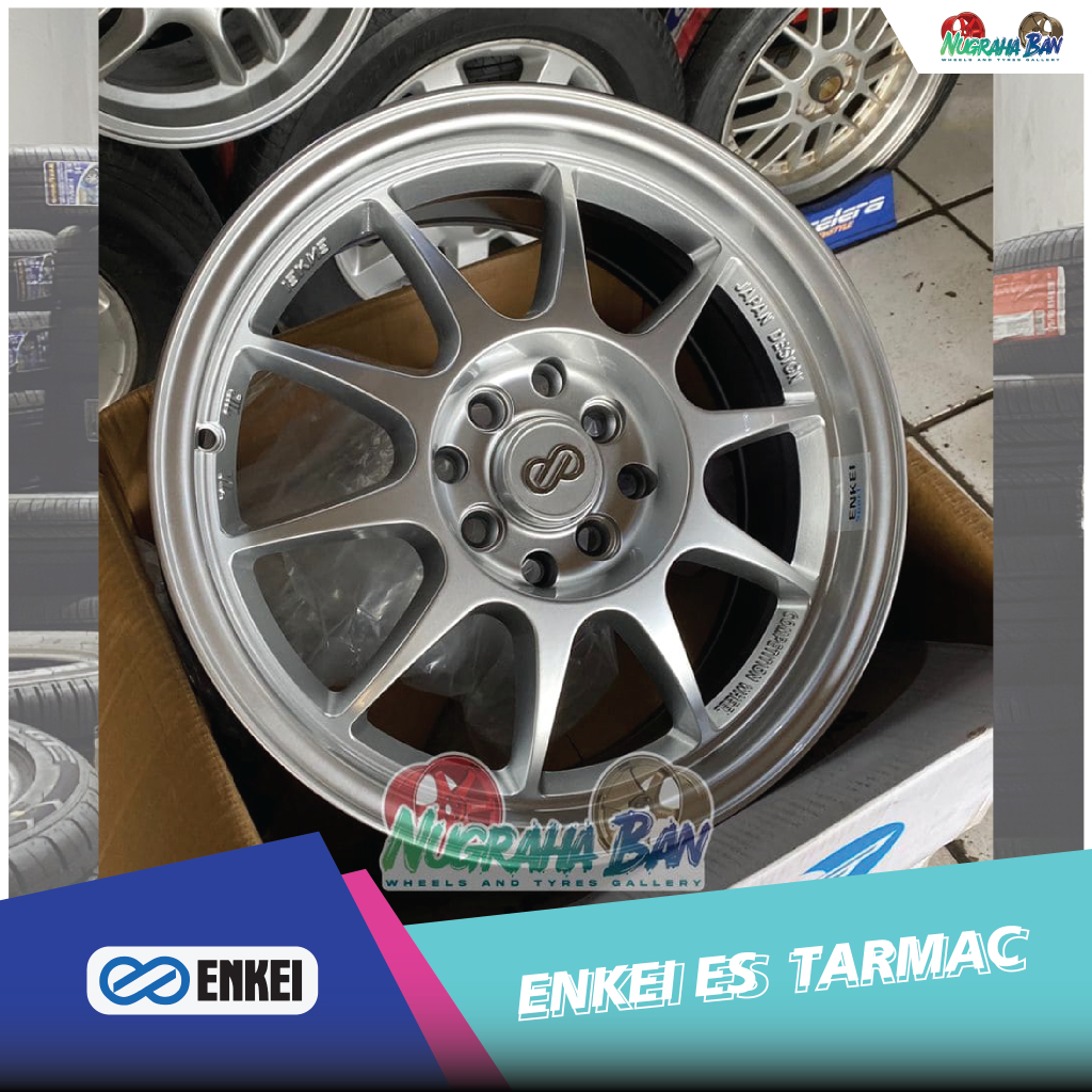 VELG MOBIL BARU ENKEI ES TARMAC R16. NUGRAHA BAN TOKO VELG DAN BAN CIANJUR