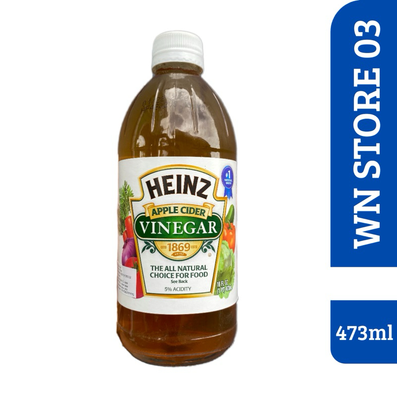 

HEINZ Apple Cider Vinegar 16oz 473ml | Cuka apel