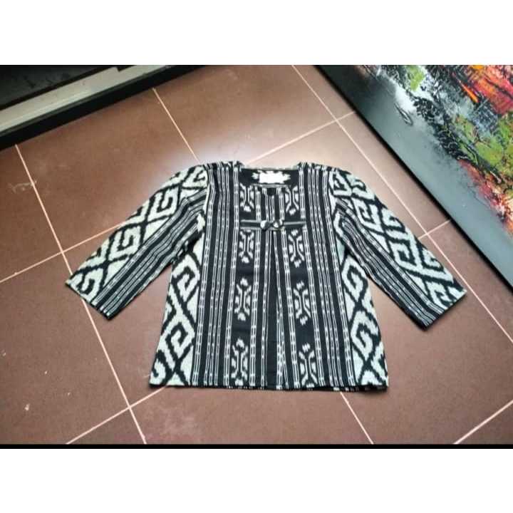 Bolero Outer Kerja Batik Tenun ATBM