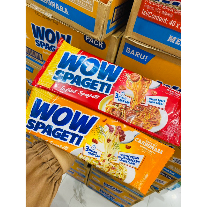 

WOW SPAGETI INSTANT SPAGHETTI BOLOGNESE CARBONARA HALAL termurah