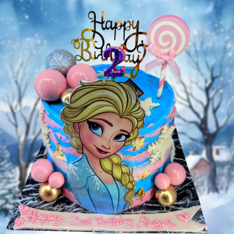 

frozen cake birthday