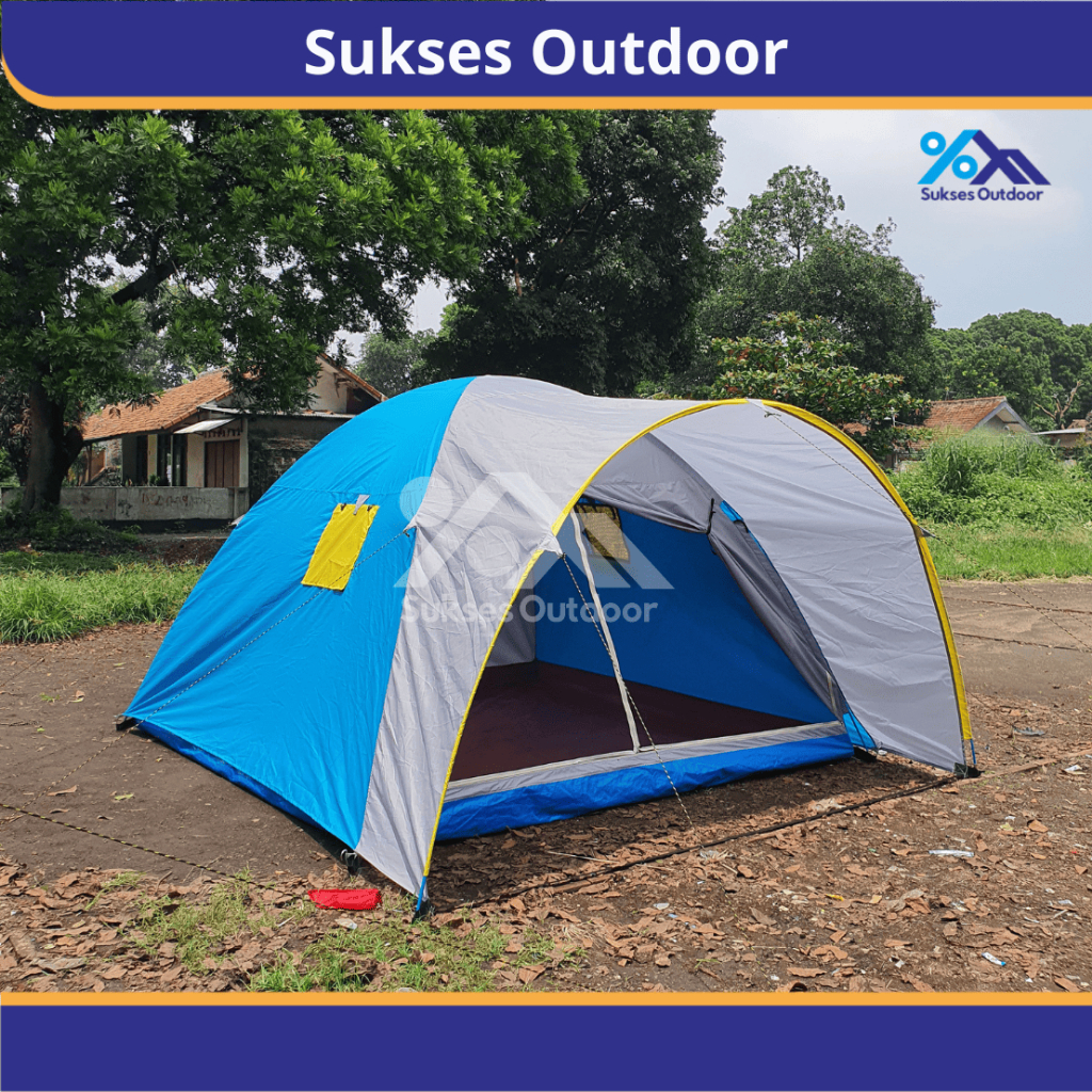 Tenda Dome Keong Double Layer Kaps 8 orang - Outdoor Camping