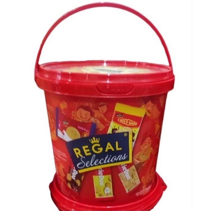 

Regal Selection 345gr Biskuit Marie Susu Sandwich Coklat Krim kAcang Vanilla Toples biskuit natalan tahun baru