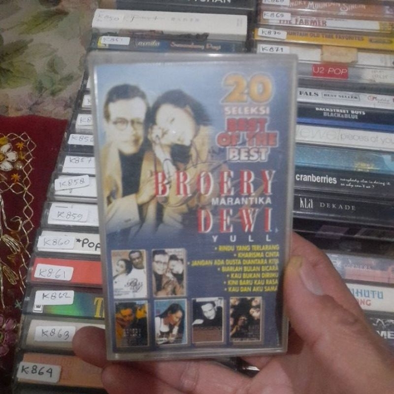 kaset pita 20 seleksi best of the best broery marantika dewi yull(K891)