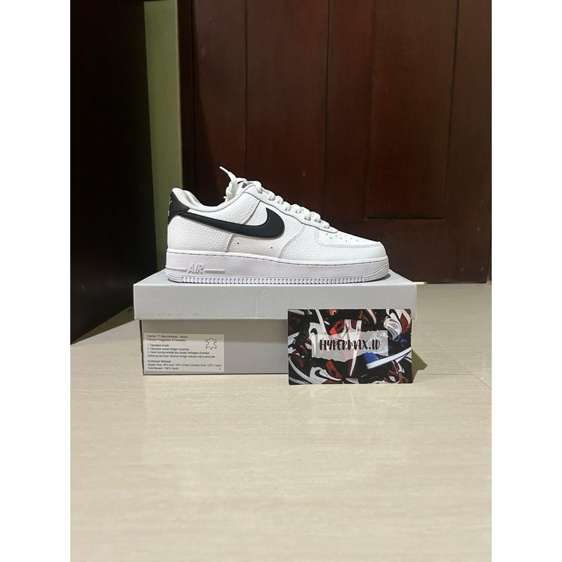 Nike air force 1 white black 100%original