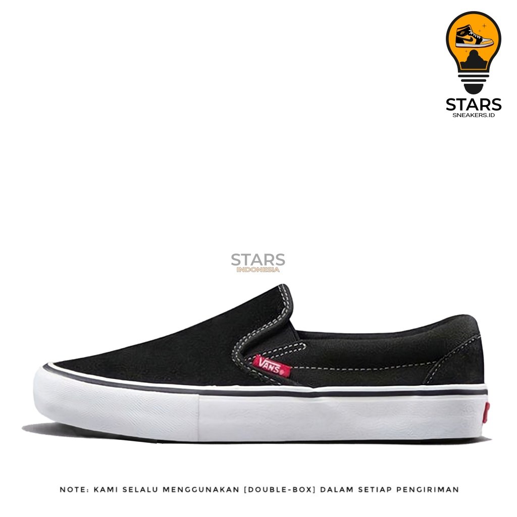 Vans Slip On Pro Black White