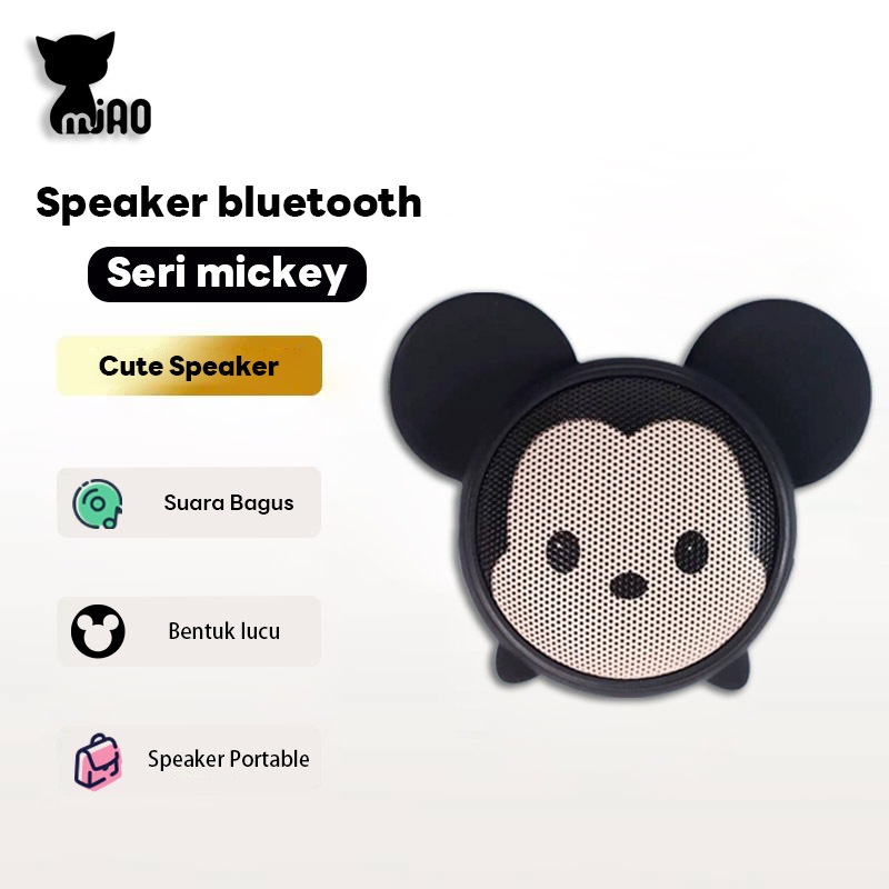 Bluetooth Speaker Mini Portable lucu Speaker Wireless  super bass