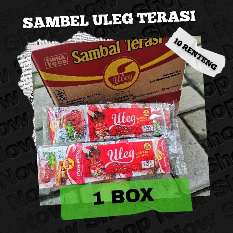 

1 Box | Finna Sambel Uleg Terasi sachet renteng 100Pcs