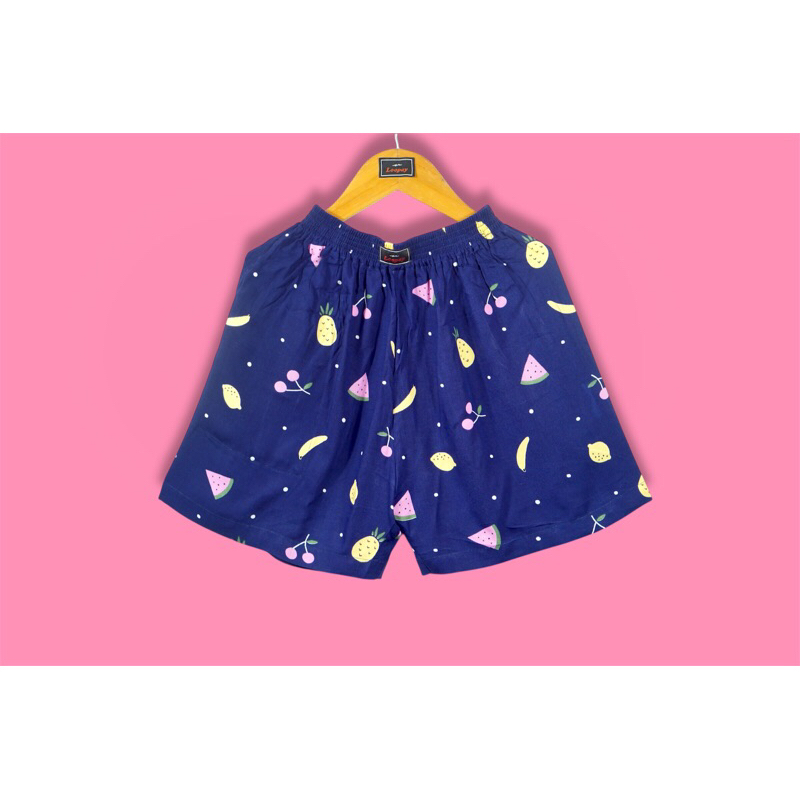 CELANA LOOPAY BOXER LOOPAY MOTIIF BLUE FRUIT