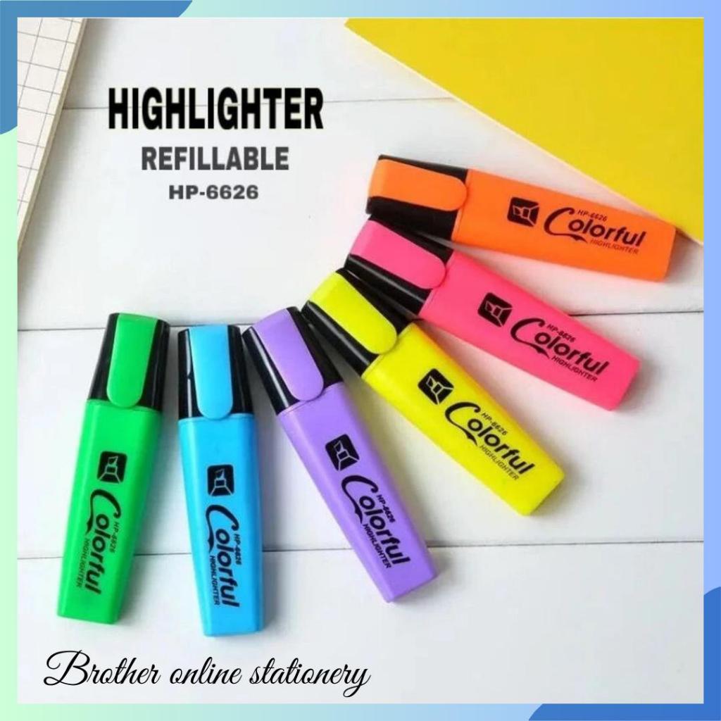 

BOS Highlighter Penanda Berwarna/ Highlighter Pen/ Penanda Tulisan