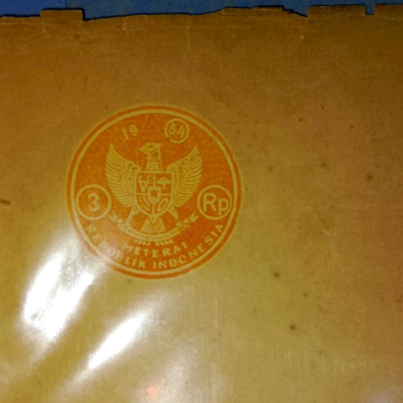

KERTAS SEGEL TAHUN 1954