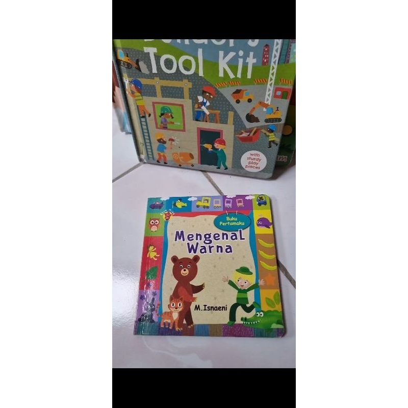 Preloved Boardbook mengenal warna