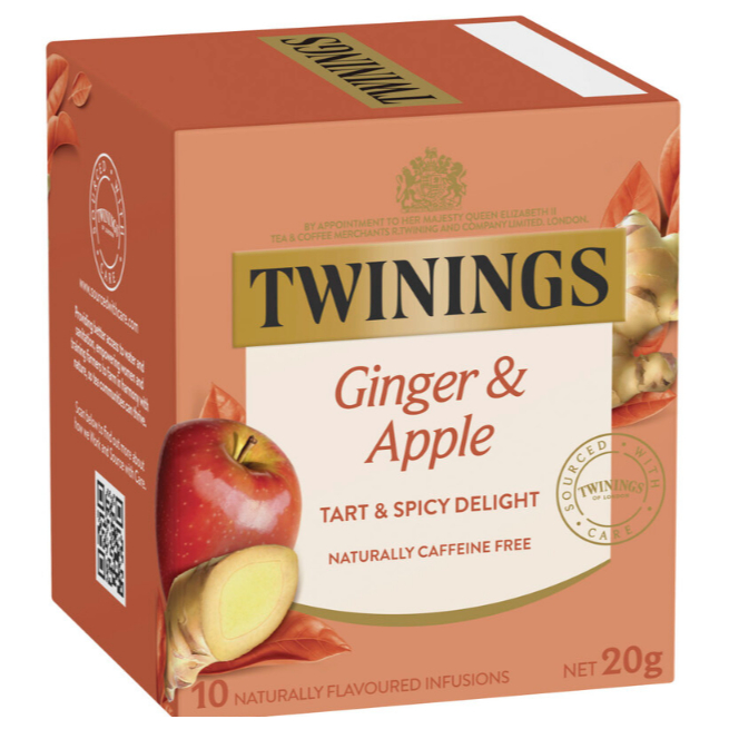 

Twinings Ginger & Apple Infusions Tea Bags | 20g